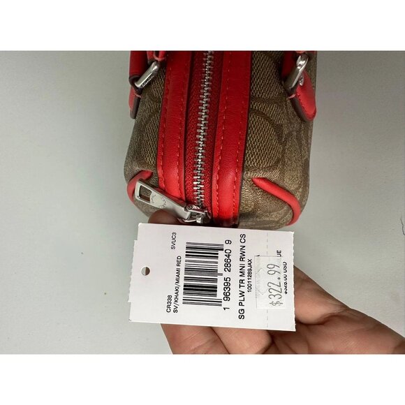 Coach CR338 Mini Rowan Crossbody In Signature Canvas - Picture 8 of 8